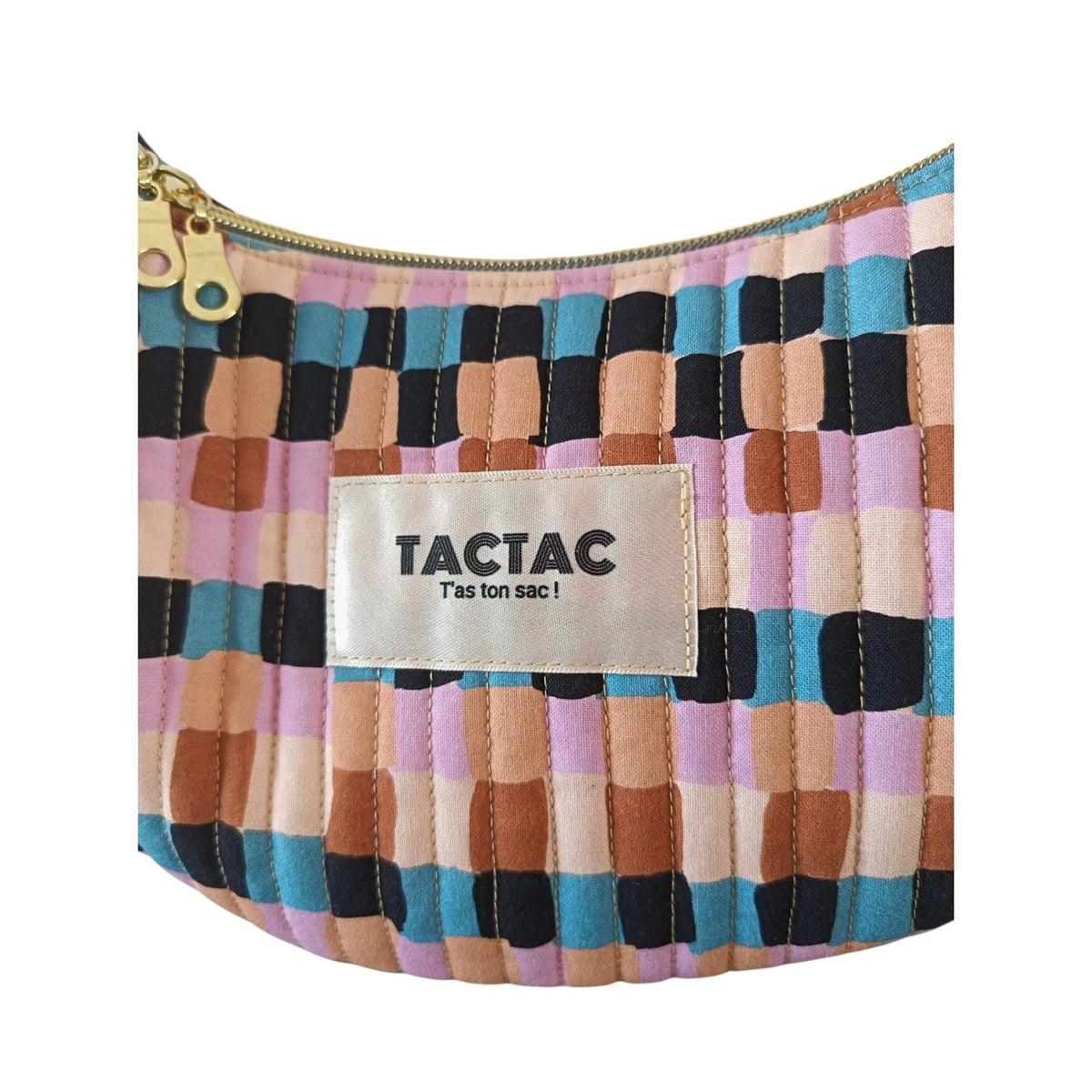 Sac Demi-lune Squares - taille S
