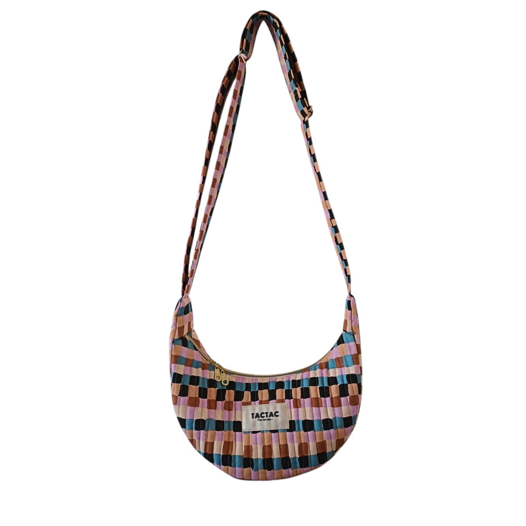 Sac Demi-lune Squares - taille S