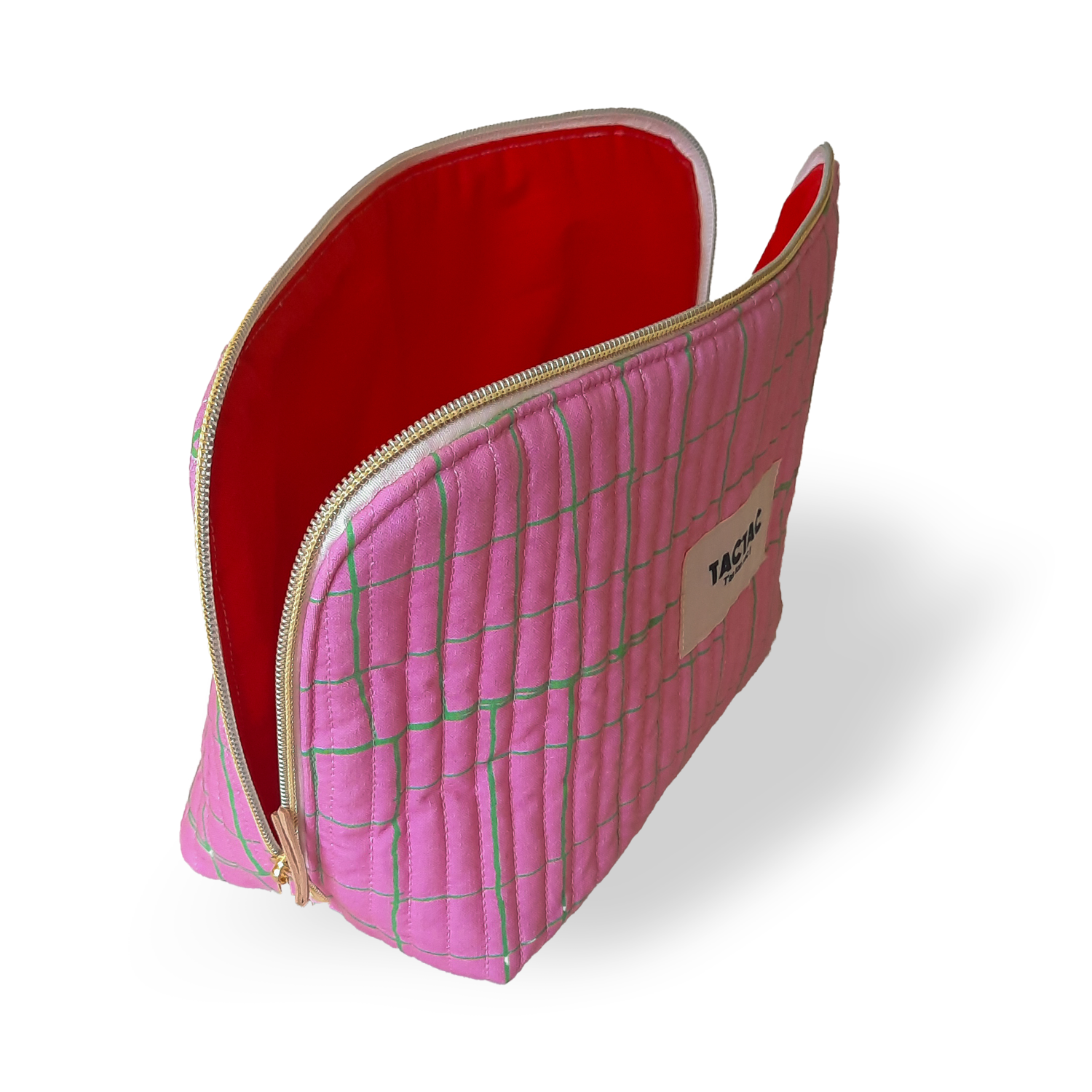 Pochette rose et rouge
