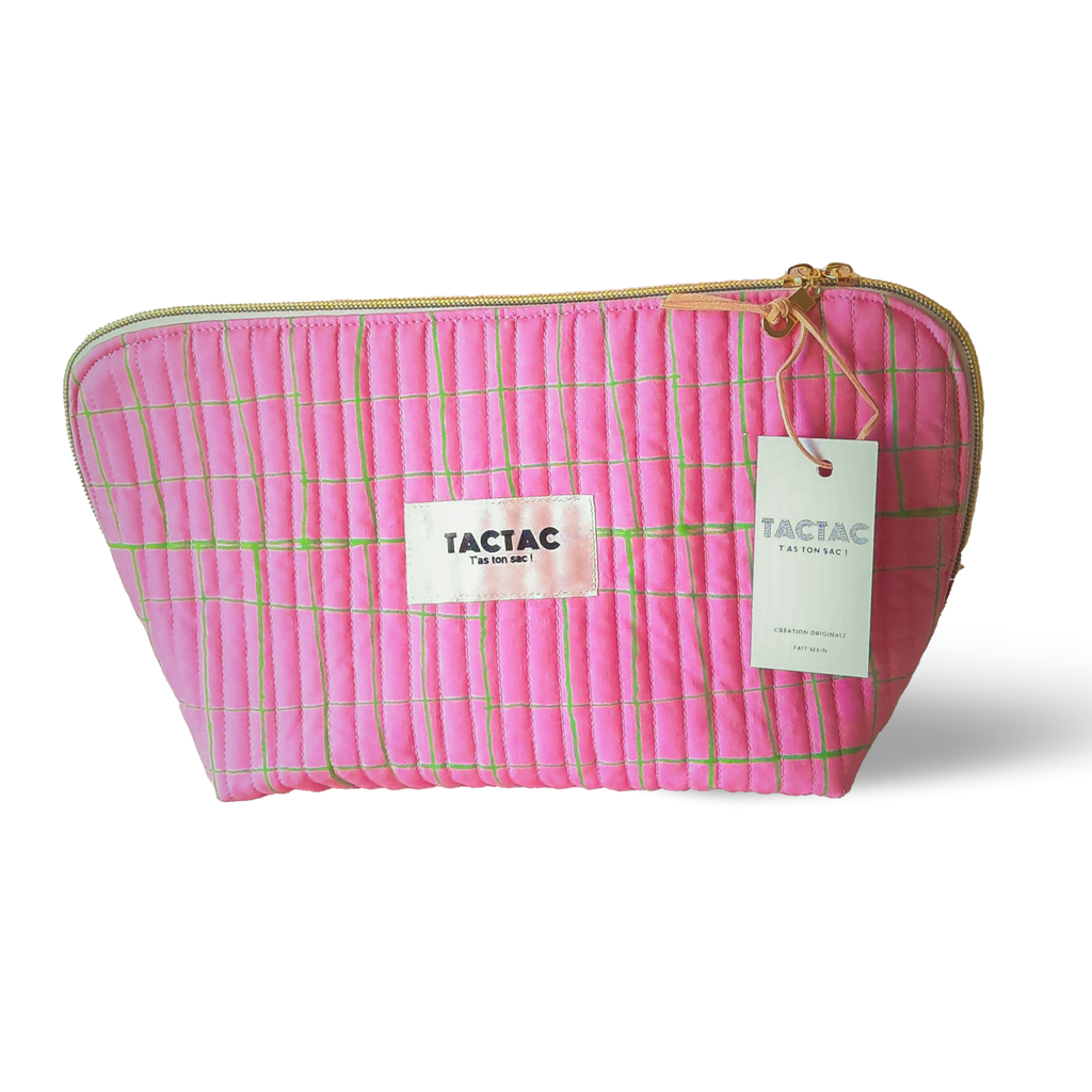 Pochette rose et rouge