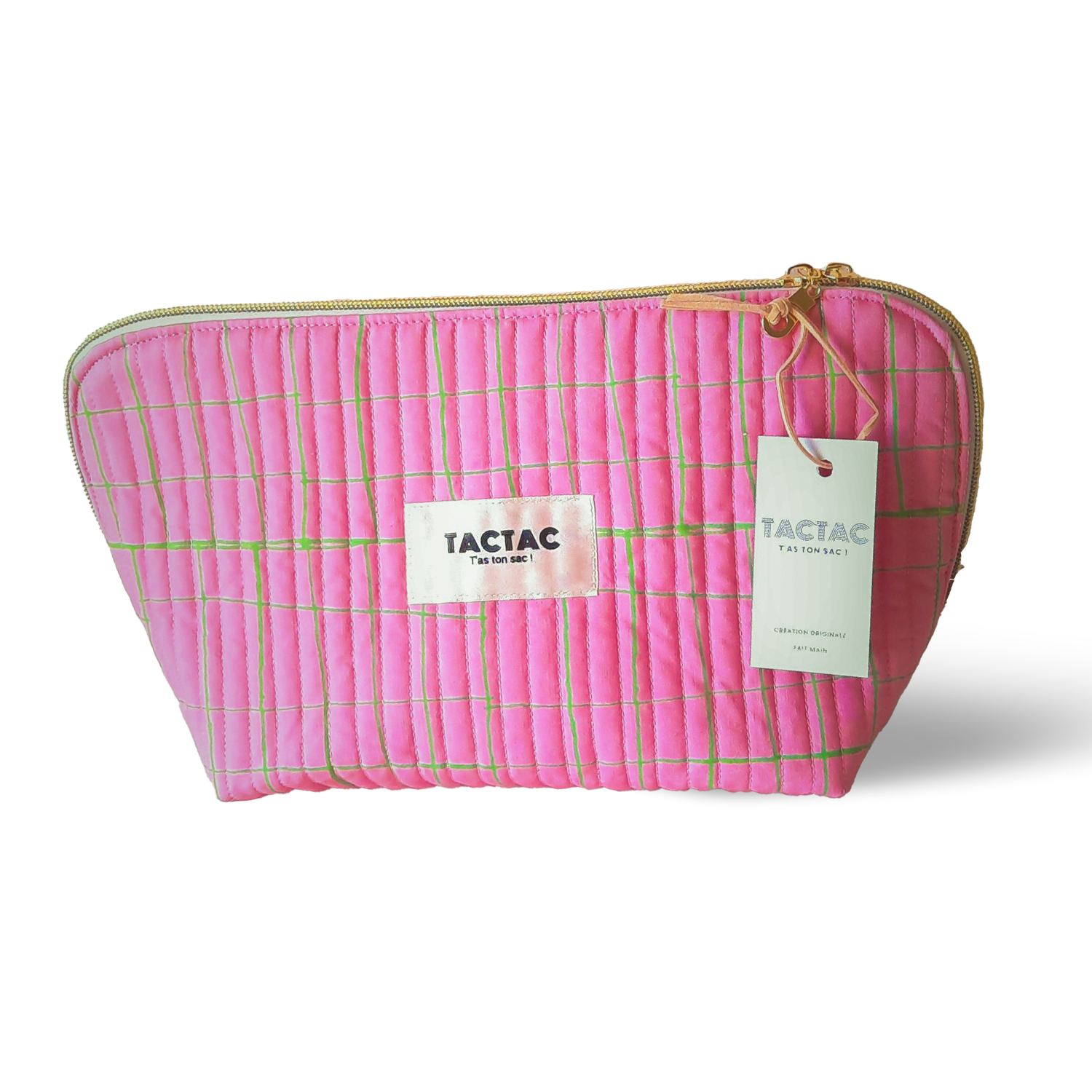 Pochette rose et rouge