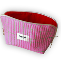 Pochette rose et rouge