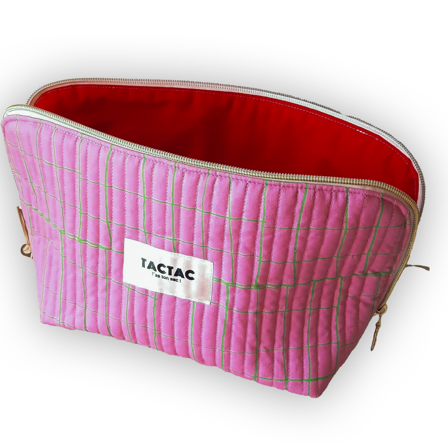 Pochette rose et rouge