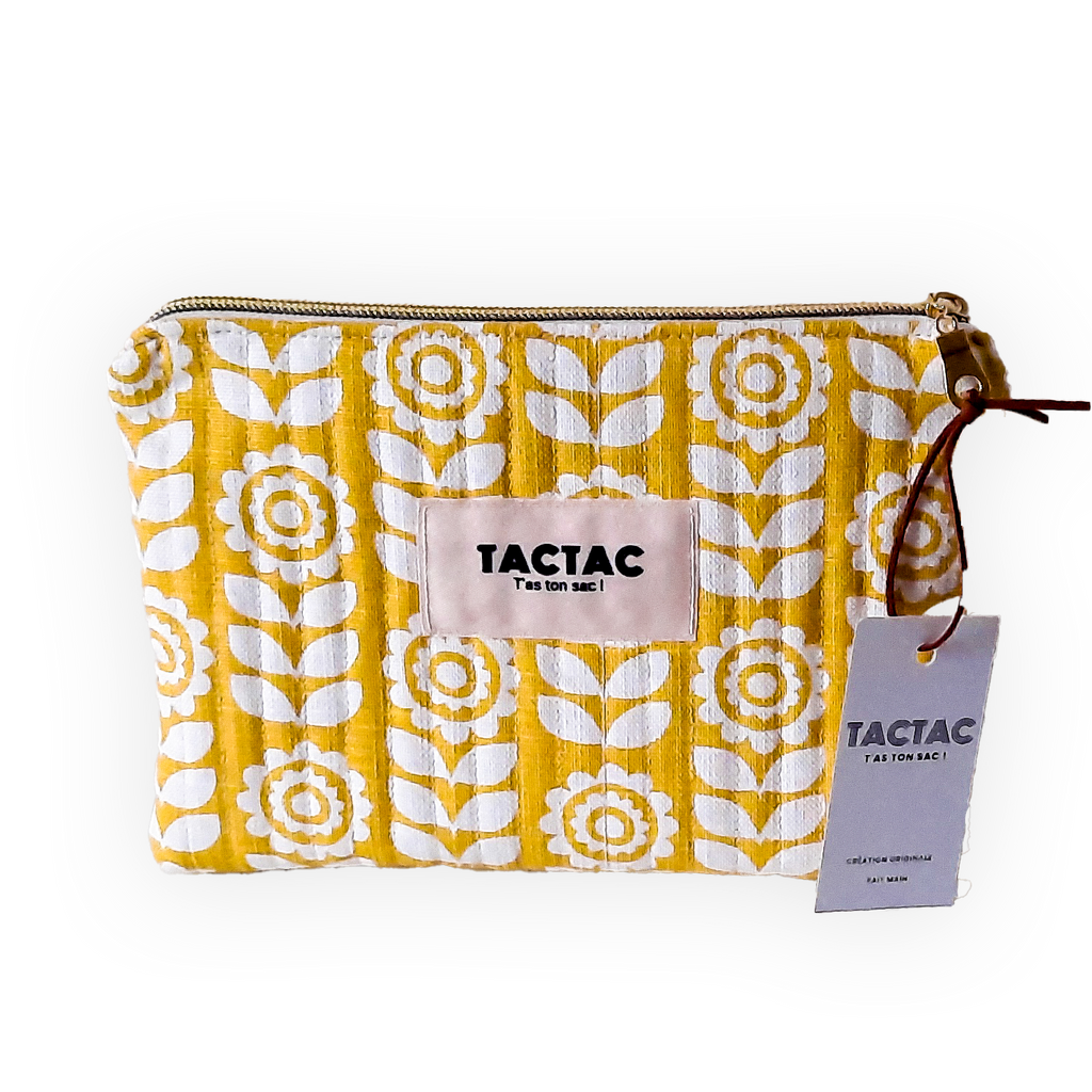 Pochette jaune vintage S