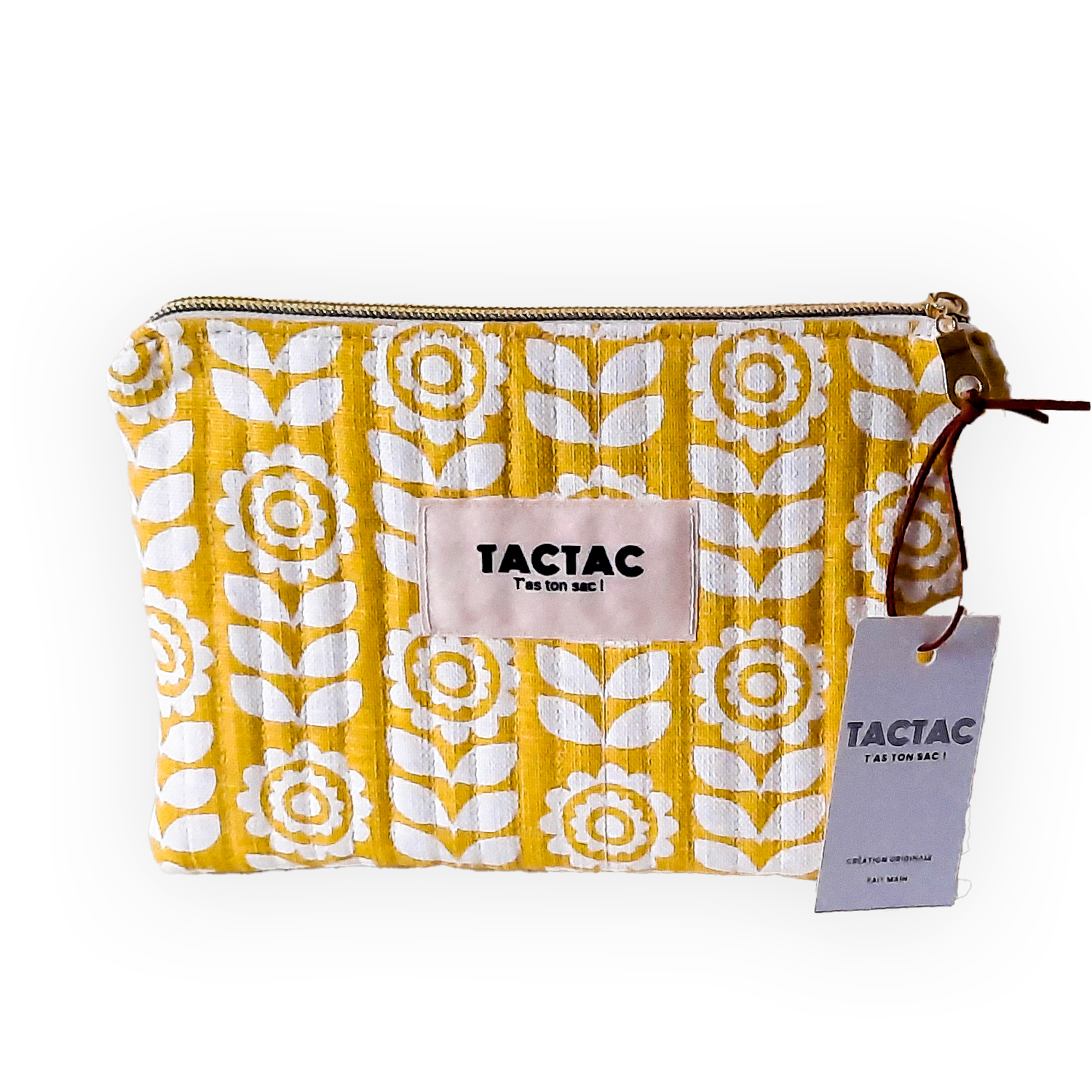 Pochette jaune vintage S