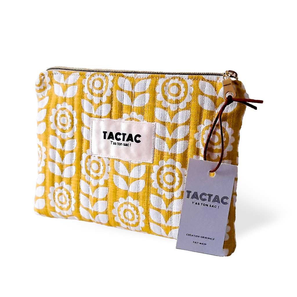 Pochette jaune vintage S