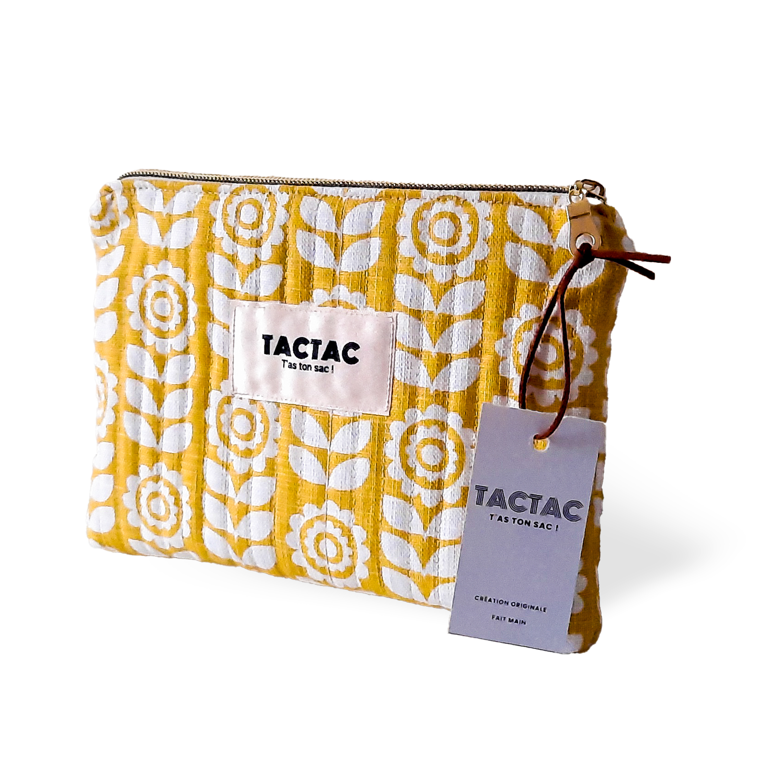 Pochette jaune vintage S